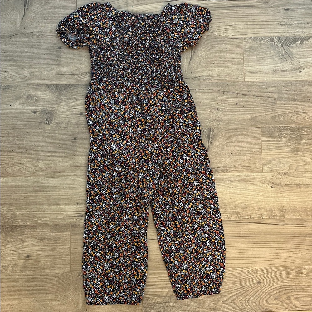 Crewcuts Floral Jumpsuit with Multicolor Design - Picture 7 of 7